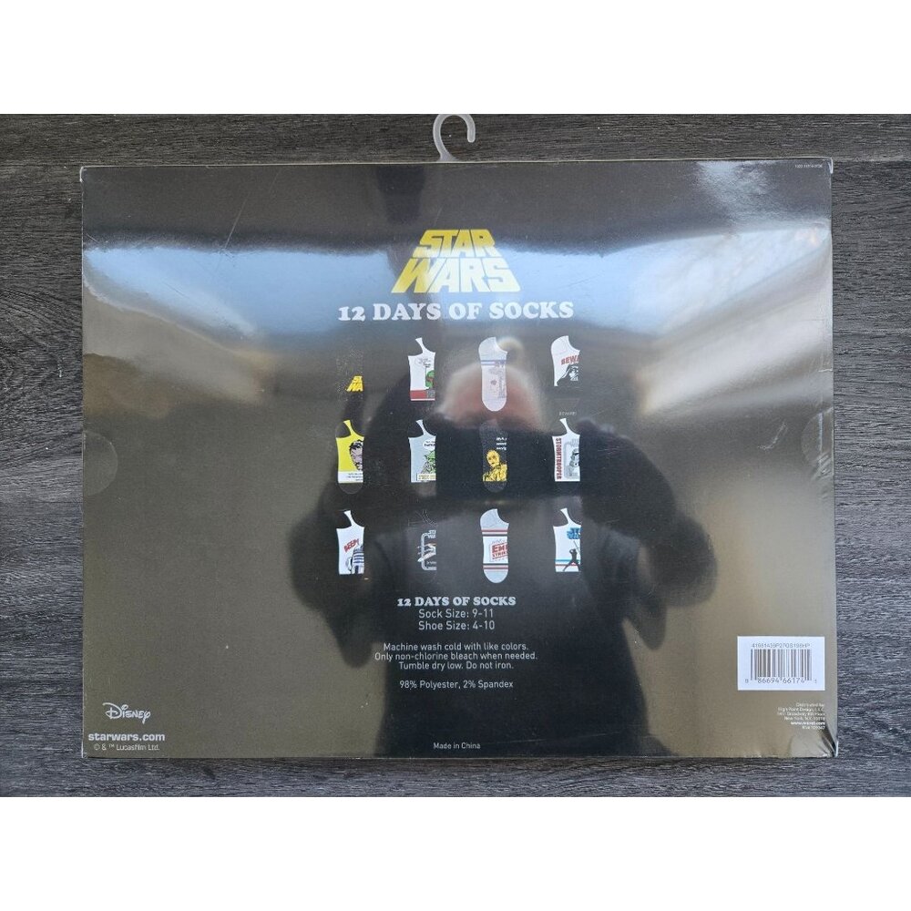 Star Wars 12 Days of‎ Socks: Low Cut Size 9 - 11 - Picture 5 of 5